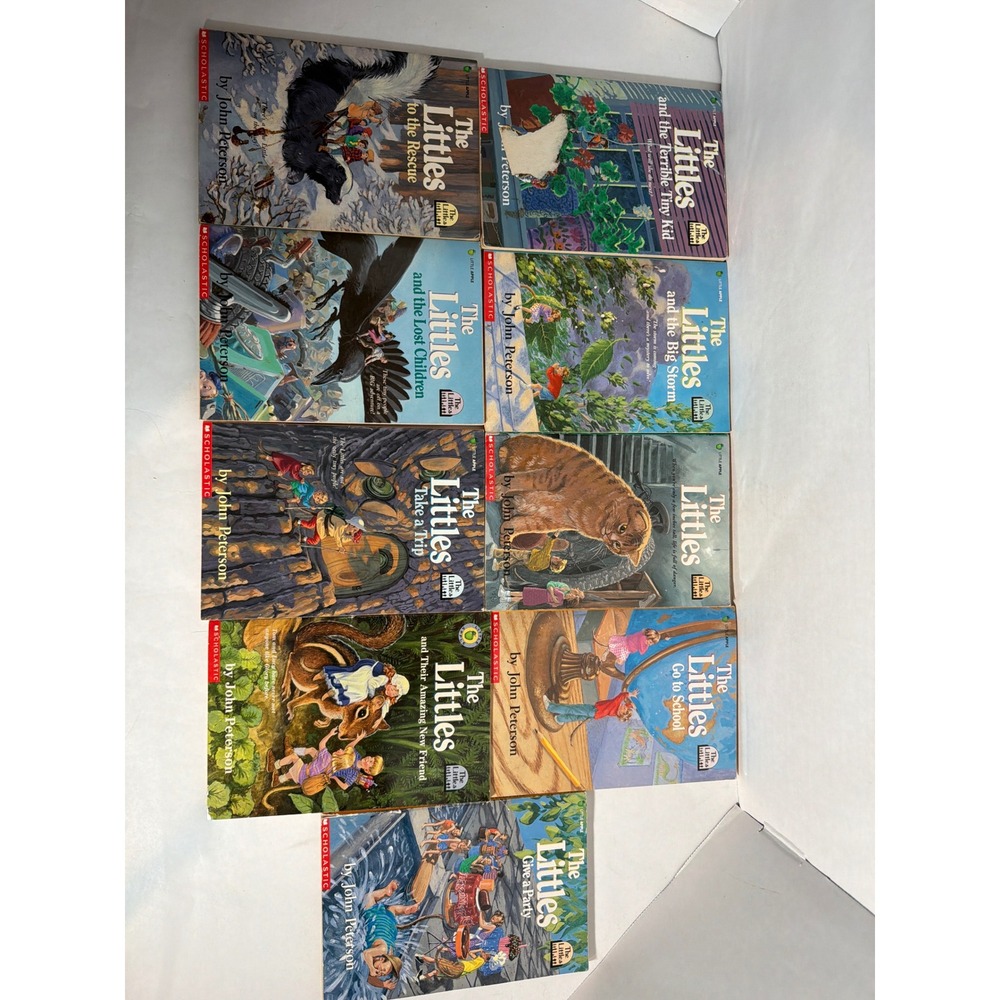 Lot of 9 The Littles Books by John Peterson Scholastic Paperbacks Vintage
